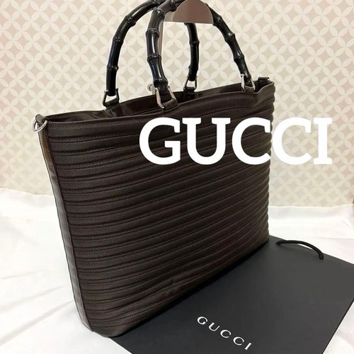 Gucci bamboo handle - bamboo, handbag
