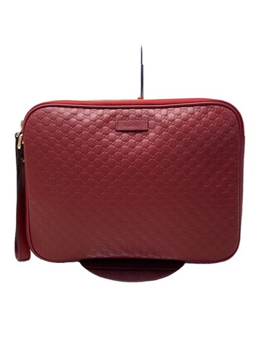Gucci 607726 leather - leather, red