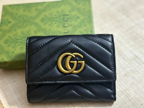 Gucci black trifold - gucci, women