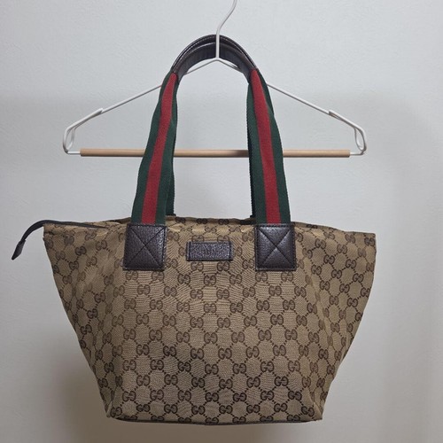 Gucci canvas tote bag - gucci, gg
