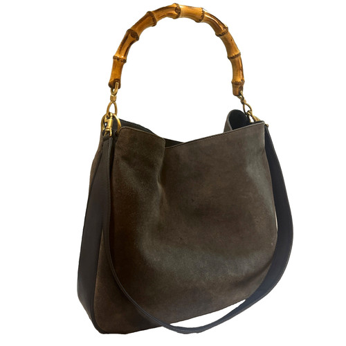 Gucci bamboo hand bag - bamboo, sholder