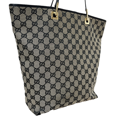 Gucci canvas tote bag - gucci, gg