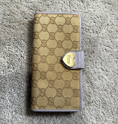 Gucci canvas leather long - canvas, &
