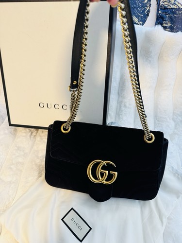 Authentic gucci black marmont - authentic,