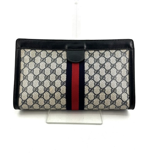 Vintage gucci clutch - gucci, pvc
