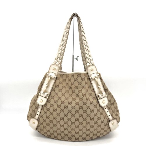 Gucci canvas horsebit - gg, tote