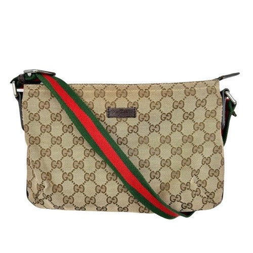 Gucci canvas crossbody - gucci,
