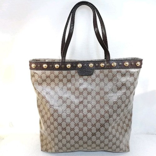 Gucci monogram studded tote - gucci,