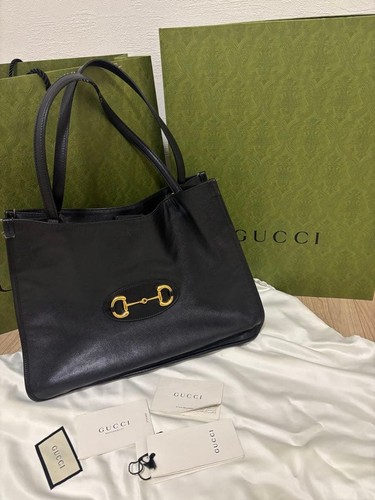 Gucci horsebit 1955 tote bag - horsebit,