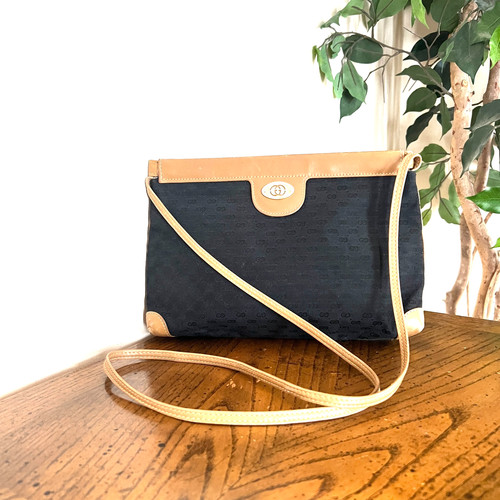 Gucci micro canvas - gg, leather