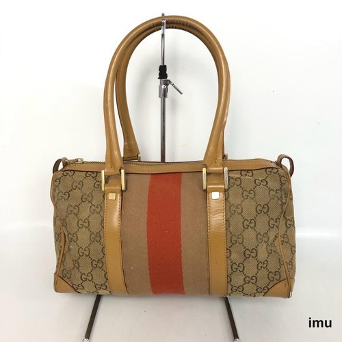 Gucci canvas mini boston - gucci, gg