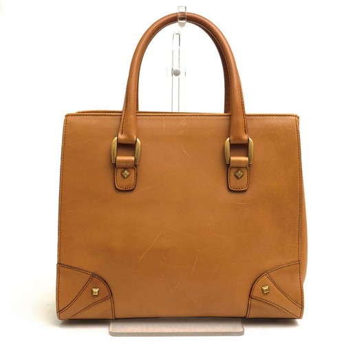 Gucci brown leather tote - brown,