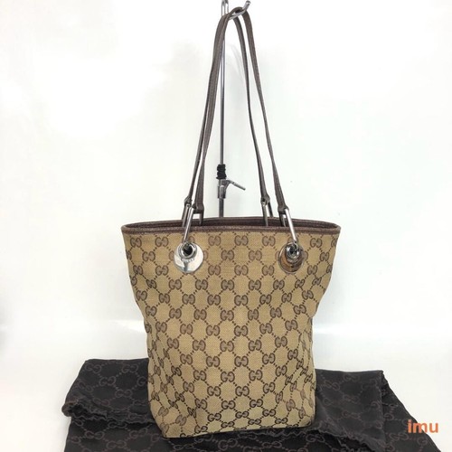 Gucci canvas eclipse tote - gg,