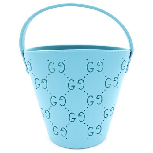 Gucci light blue rubber bucket - light,
