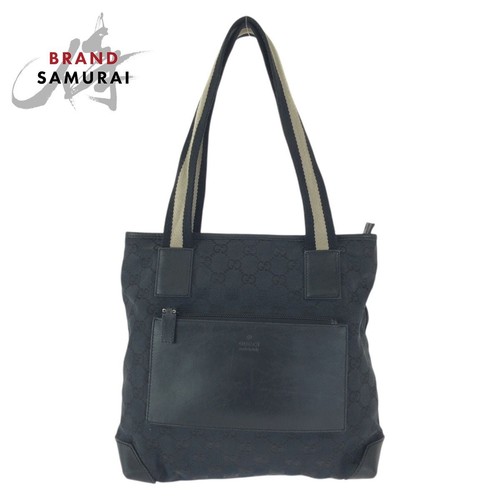 Gucci black canvas - gucci,
