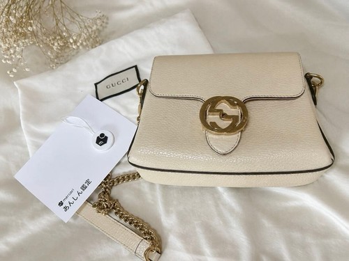 Gucci shoulder bag ivory gold - bag,