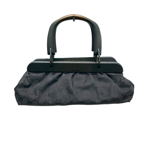 Gucci canvas black top - gg,