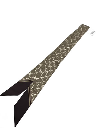 Gucci silk scarf brw - brw, all-over