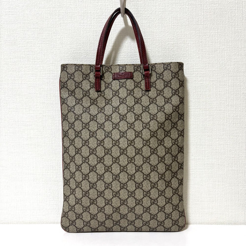 Gucci pvc tote bag beige - gg,