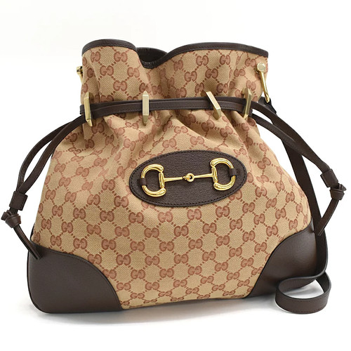 Gucci canvas horsebit - gucci, gg