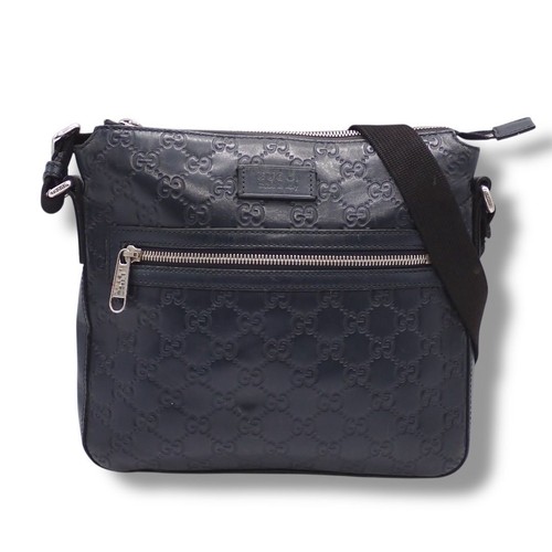 Gucci embossed leather - ,
