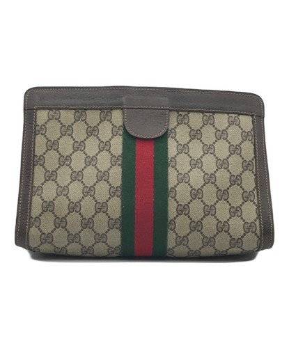 Gucci canvas clutch - gucci,