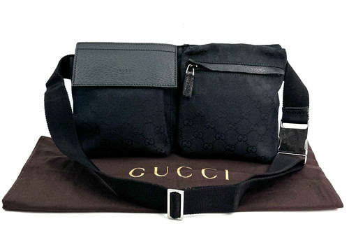 Gucci canvas waist bag body - gucci,