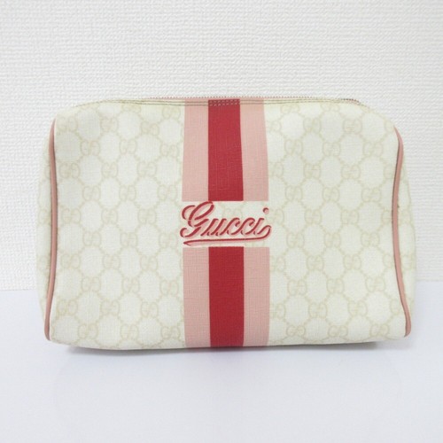 Gucci canvas clutch bag - canvas,