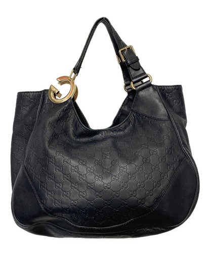 Gucci guccissima black leather - guccissima,