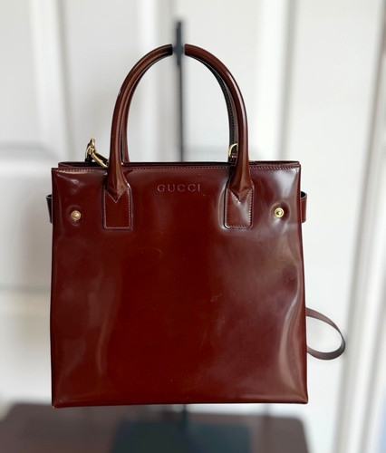 Vintage gucci burgundy patent - vintage,