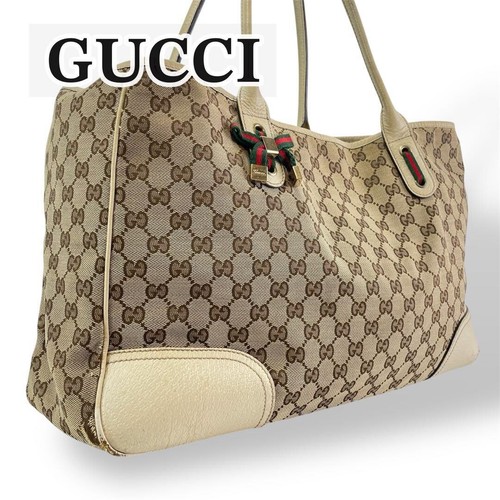 Gucci princy canvas tote - princy,