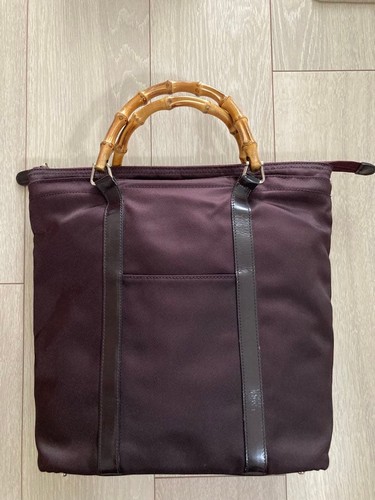 Gucci bamboo handle nylon - gucci,