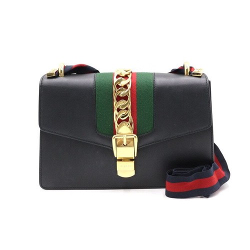 Gucci sylvie black small - black,