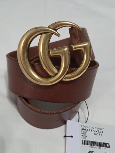 Authentic gucci brown leather - gucci,