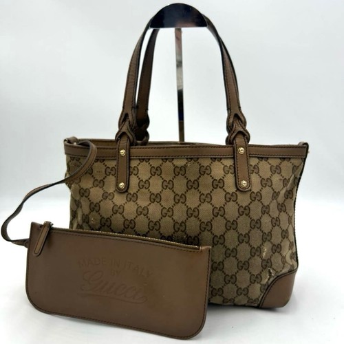 Gucci canvas tote bag - gg,