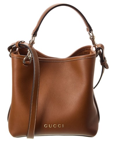 Gucci mini emblem leather - gg,